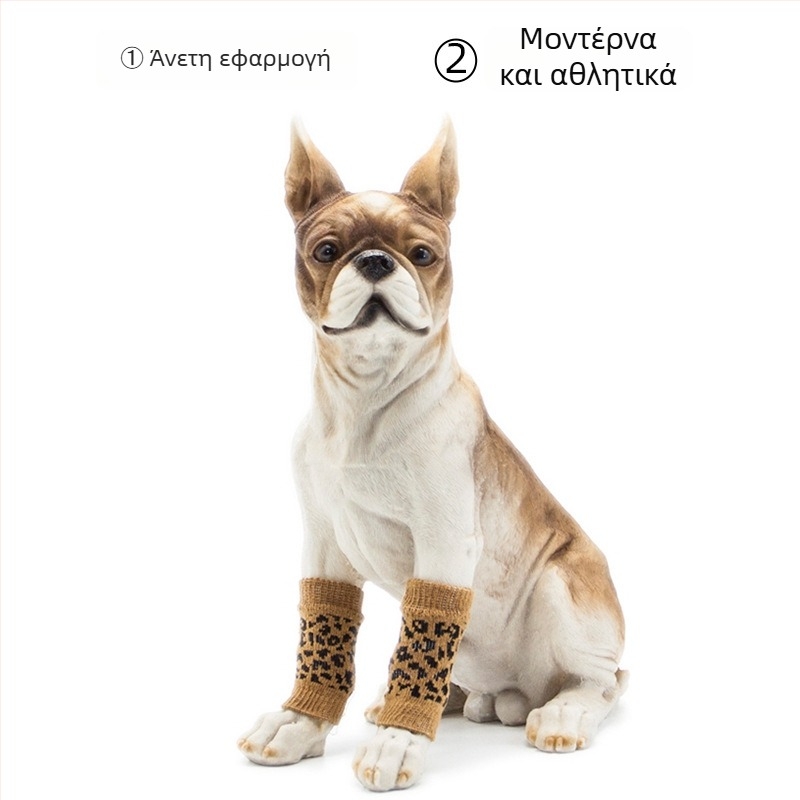 Προστατευτικά γόνατα και καλύμματα ποδιών για γενικά κατοικίδια, βαμβάκι, αντιολισθητικά, ζεστά, ανθεκτικά στη φθορά, Blue Wave ιδιωτικής ετικέτας κάλτσες