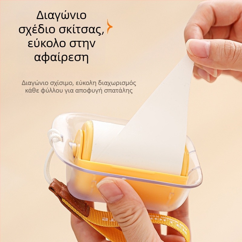 Φορητός κύλινδρος απομάκρυνσης τρίχων με κορδόνι — για οικιακή χρήση, απομάκρυνση τρίχων από ρούχα, απομάκρυνση τρίχων γάτας, περιλαμβάνει εφεδρικές λωρίδες