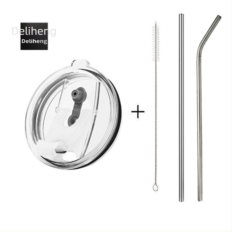 Elephant Star 304 ανοξείδωτο ατσάλι, επαναχρησιμοποιούμενο κύπελλο με καπάκι για καλαμάκι, μη στεγανοποιημένο