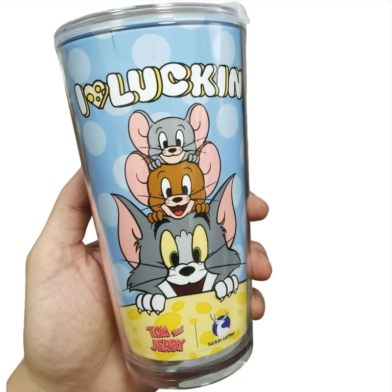 Elephant Star 304 ανοξείδωτο ατσάλι, επαναχρησιμοποιούμενο κύπελλο με καπάκι για καλαμάκι, μη στεγανοποιημένο