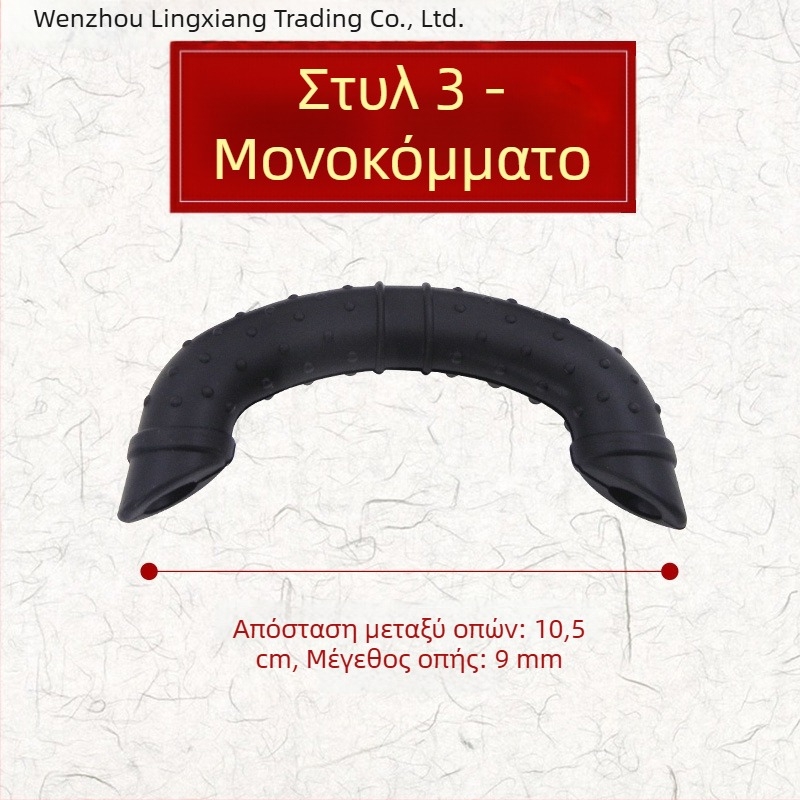 Σιλικονούχα καλύμματα για τα αυτιά της κατσαρόλας, θερμομονωτικά, για παλιό τηγάνι με διπλά αυτιά και μεγάλο γουόκ με κλιπ χειρολαβής, ανθεκτικά σε υψηλές θερμοκρασίες