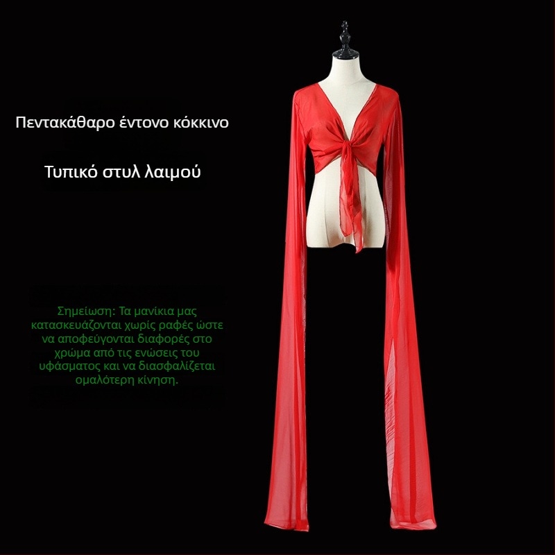 Water Sleeve Opera Top for Adults - Unisex Κοστούμι Χορού Κοιλιάς, Πολυεστέρας, 90–95% Περιεκτικότητα Πολυεστέρα, Καλοκαίρι 2022