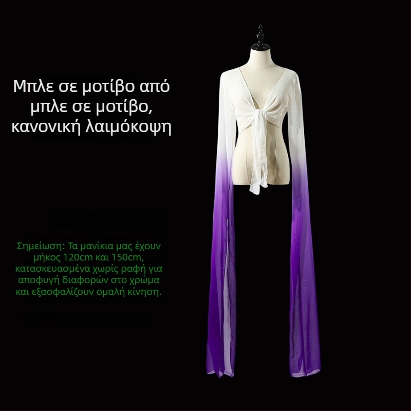 Water Sleeve Opera Top for Adults - Unisex Κοστούμι Χορού Κοιλιάς, Πολυεστέρας, 90–95% Περιεκτικότητα Πολυεστέρα, Καλοκαίρι 2022