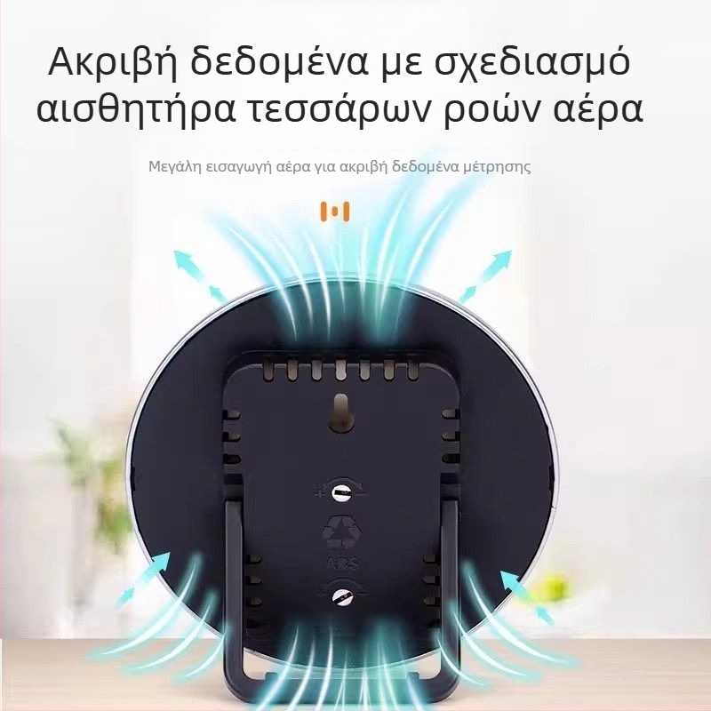 Τοίχου Θερμοϋγρομετρητής για οικιακή χρήση – Ακρίβεια μέτρησης θερμοκρασίας και υγρασίας σε εσωτερικούς χώρους