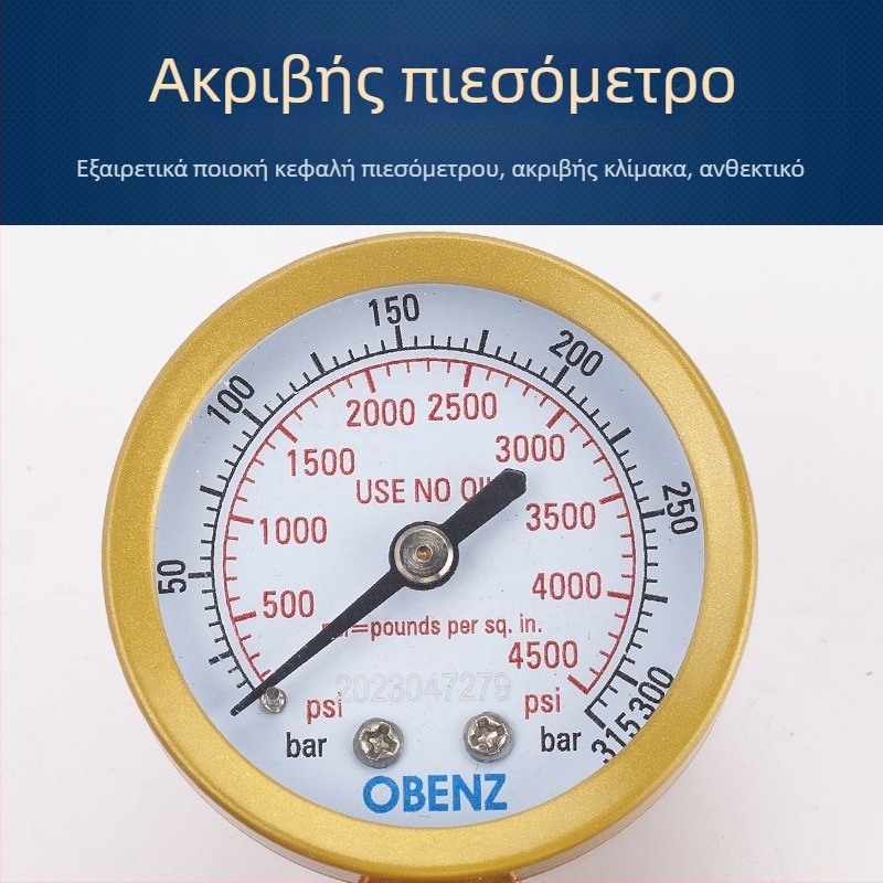 Μηχανή συγκόλλησης αργόνου τόξου με ρυθμιστή εξοικονόμησης αερίου και πιεζόμετρο OBC-015B