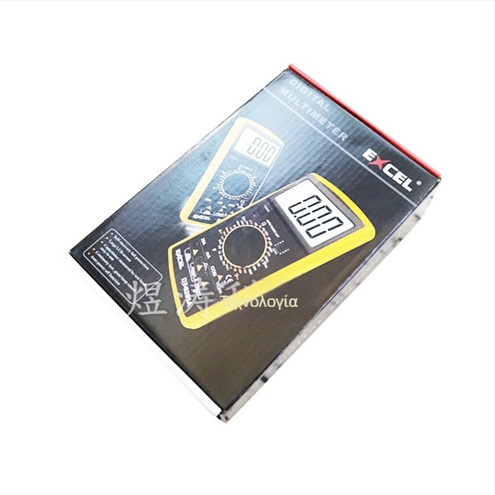 DT-9205A ψηφιακό πολύμετρο, φορητό, αυτόματη απενεργοποίηση, προστασία από καύση