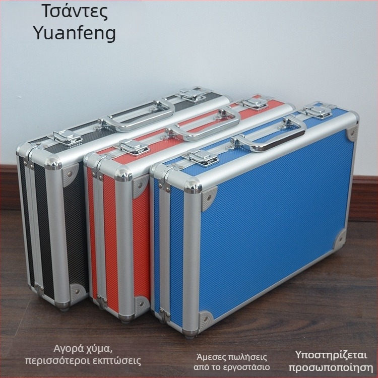 Source Peak φορητή θήκη εργαλείων από κράμα αλουμινίου με EVA προστασία από κραδασμούς, πολυλειτουργικό κουτί αποθήκευσης εργαλείων και οργάνων, ικανότητα φόρτωσης 100 kg