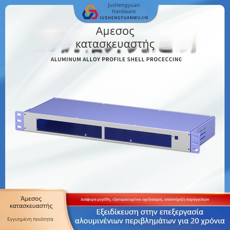 Κιβώτιο GPU server από κράμα αλουμινίου με θωράκιση EMI, περίβλημα AI edge υπολογισμών, οριζόντιος σχεδιασμός, προσαρμοσμένη επεξεργασία