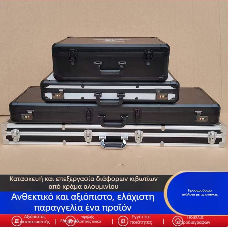 Αλουμινένιο κιβώτιο μεταφοράς εξοπλισμού με πυρίμαχο πάνελ και επένδυση EVA, προσαρμογή διαθέσιμη