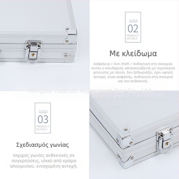 Αλουμινένιο Κουτί Τσιπ – Φορητή Βαλίτσα Αποθήκευσης και Προβολής, Σειρά Chip Box, Προέλευση Yuyao, Zhejiang