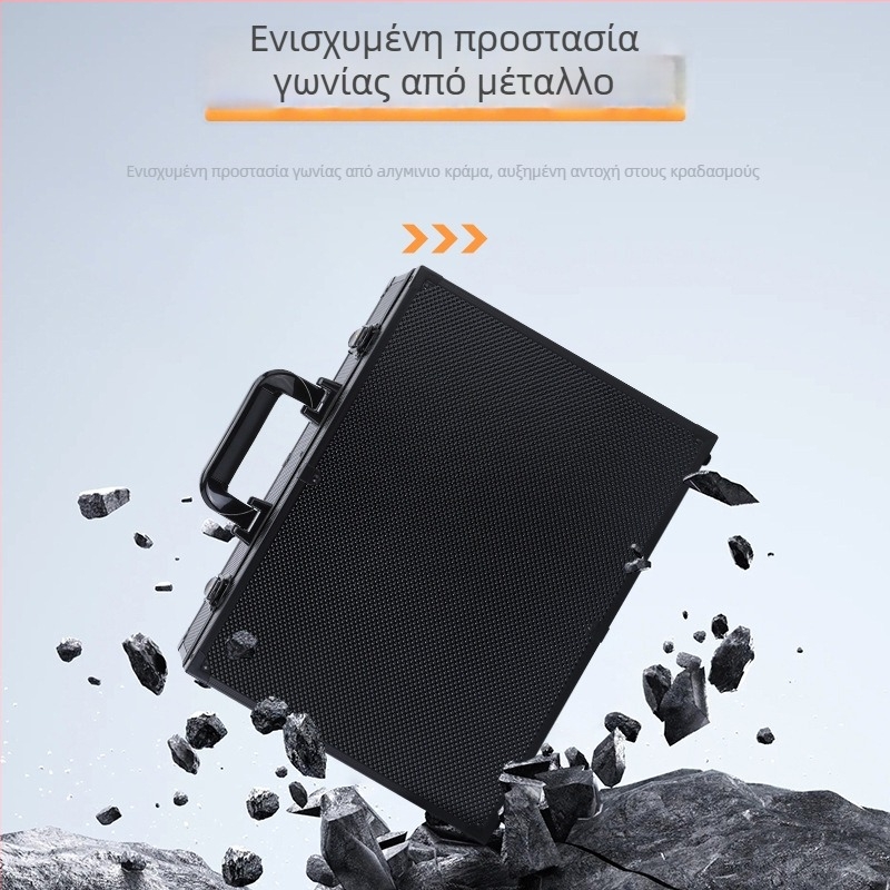 Κουτί αποθήκευσης καρτών από κράμα αλουμινίου Philharmonic — πολυλειτουργικός οργανωτής για αποθήκευση καρτών και συλλογών