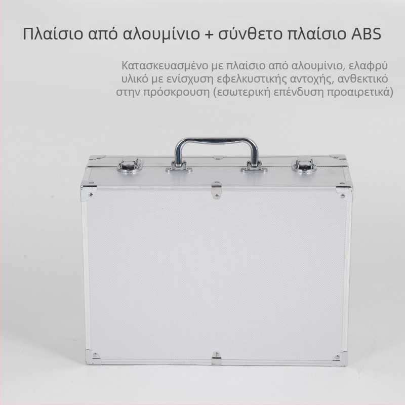 Εργαλειοθήκη από κράμα αλουμινίου, φορητή, ανθεκτική στους κραδασμούς, κλειδαριά με κωδικό πρόσβασης — Μάρκα Hengwo; Προέλευση: Linyi; Στυλ: Προσαρμόσιμο
