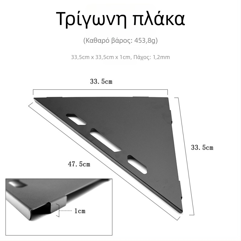 Waiye σιδερένιο πτυσσόμενο τραπέζι εξωτερικού χώρου, φορητό και εύχρηστο, κατάλληλο για κάμπινγκ και μπάρμπεκιου