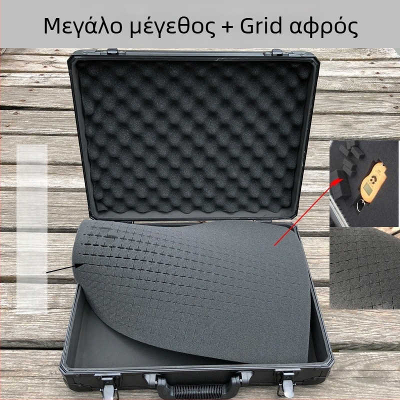 Θήκη εξοπλισμού, ανθεκτική σε κραδασμούς, στρατιωτικού τύπου, φορητή