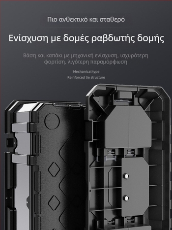 Σετ εργαλείων από ανοξείδωτο χάλυβα, τριών επιπέδων πτυσσόμενο κιβώτιο αποθήκευσης για οικιακή χρήση και αυτοκίνητο, βιομηχανικής ποιότητας