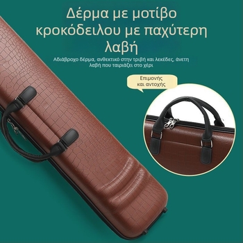 Θήκη Erhu από δέρμα με μοτίβο κροκοδειλίου, σακίδιο-θήκη για Erhu με υγρασιόμετρο, τυπικός παγκόσμιος σχεδιασμός