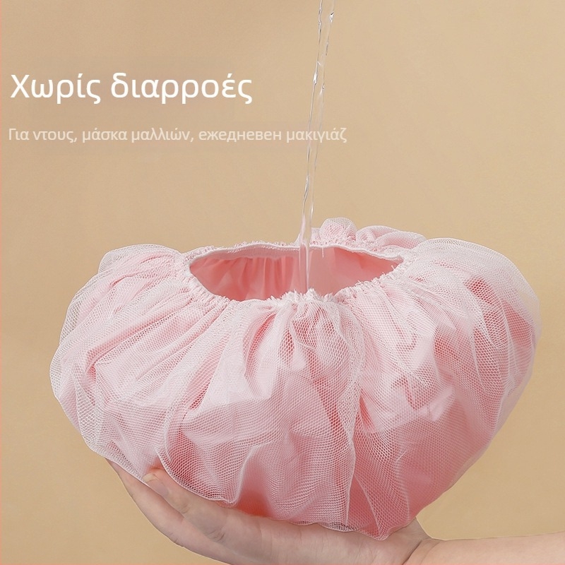 Σκουφάκι ντους | Αδιάβροχο, Προστασία από ατμούς λαδιού, Επαναχρησιμοποιήσιμο | Υλικό PE, Για ενήλικες