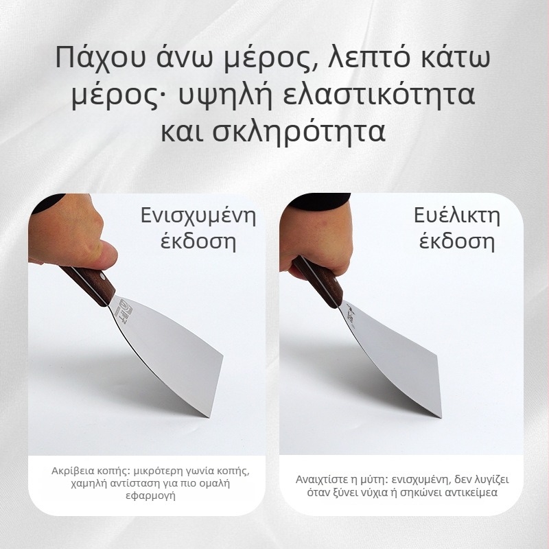 Επαγγελματικό μαχαίρι στόκου (επίπεδη λεπίδα) για ξύσιμο μπογιάς από τοίχους — μαχαίρι σοβά και μπογιά, μάρκα: A seasoned pro, προέλευση: Huizhou, Guangdong