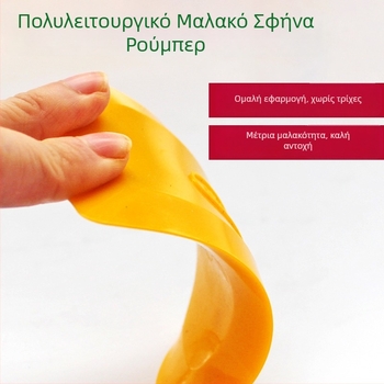 Σετ γανώδους σκραπέρ και μαχαίρι για γέμισμα με μαλακές πλαστικές λεπίδες — υλικά: καουτσούκ και πλαστικό; λεπίδα μαλακή; κατάλληλο για κονία και βερνίκι