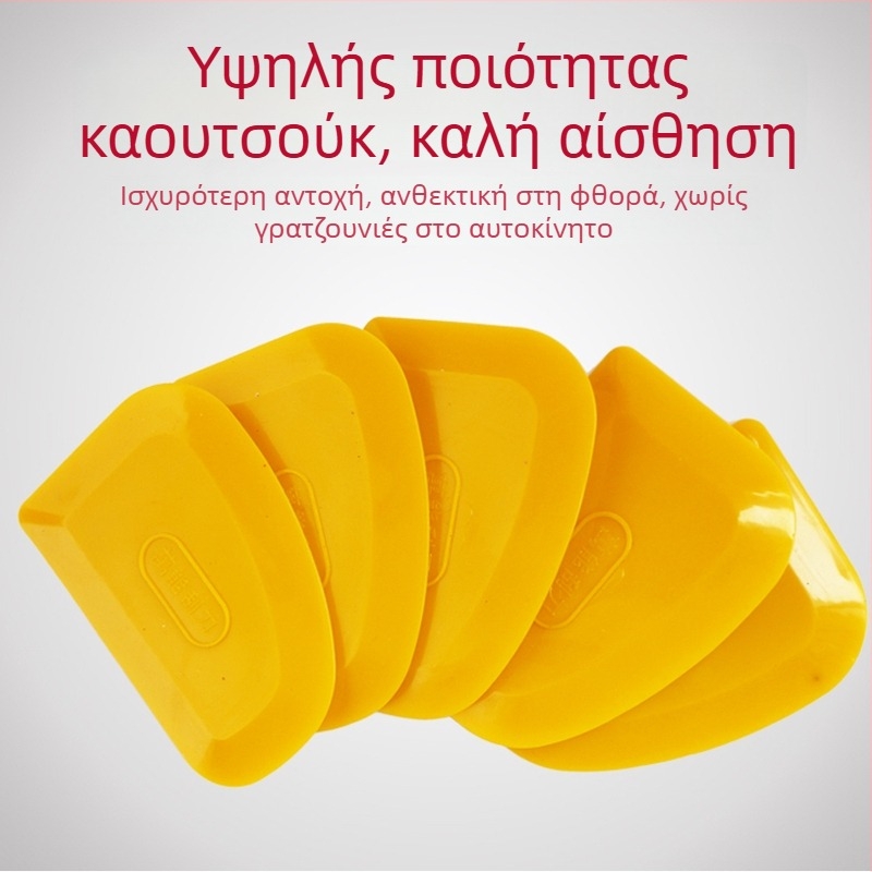 Σετ γανώδους σκραπέρ και μαχαίρι για γέμισμα με μαλακές πλαστικές λεπίδες — υλικά: καουτσούκ και πλαστικό; λεπίδα μαλακή; κατάλληλο για κονία και βερνίκι