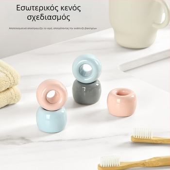 Θήκη οδοντόβουρτσας από πορσελάνη, δημιουργικός σχεδιασμός για ζευγάρια, αποθήκευση