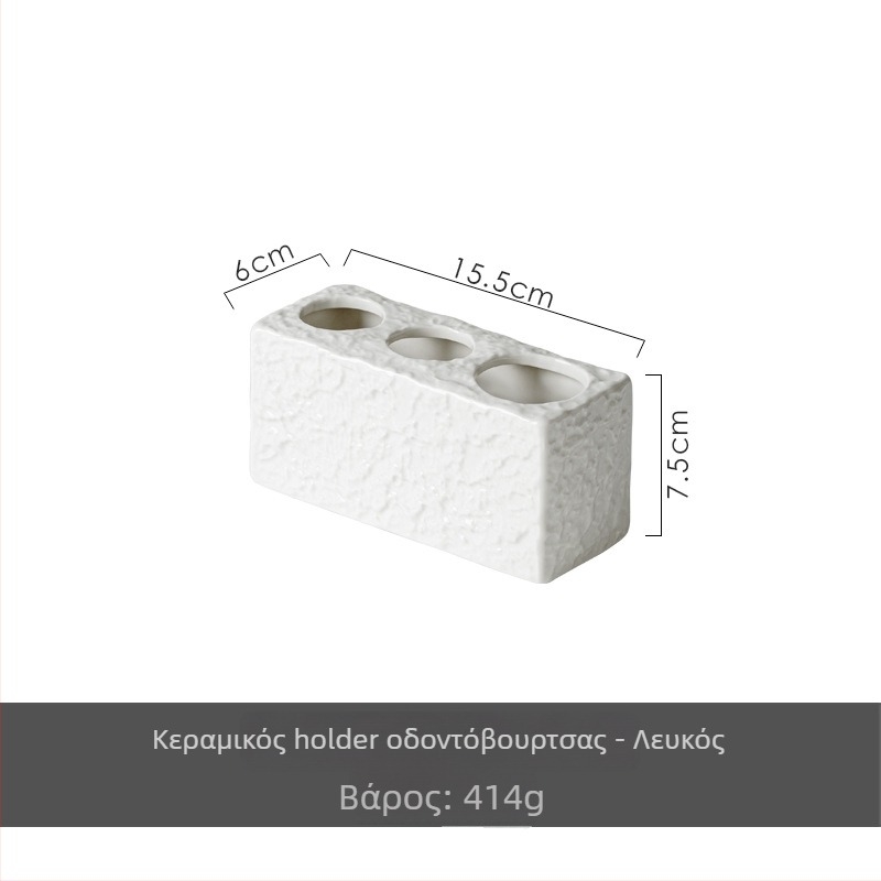 Κεραμική θήκη οδοντόβουρτσας – αποθήκευση, μάρκα Bainuo, διαθεσιμότητα παραμετροποίησης, εκτύπωση λογοτύπου