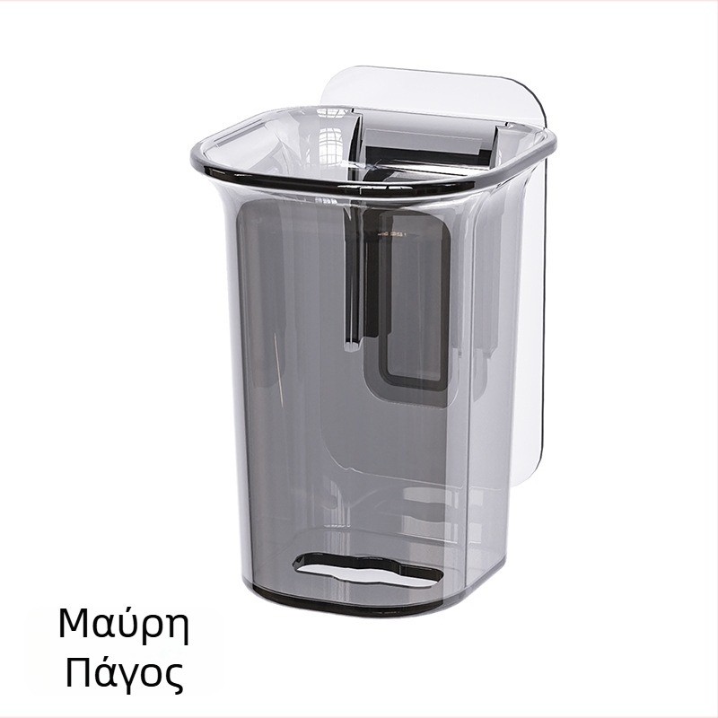 Πλαστικός τοίχο-κρατήρας οδοντόβουρτσών, εγκατάσταση χωρίς διάτρηση, ράφι αποθήκευσης μπάνιου, δυνατότητα προσαρμοσμένου λογότυπου