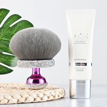 Βούρτσα μακιγιάζ με τρίχες συνθετικών ινών, πλαστική λαβή, συσκευασία σε κουτί, μονή συσκευασία, συνολικό μήκος 10