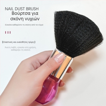 Βούρτσα σκόνης νυχιών με κρυστάλλινο κεφάλι — ειδική βούρτσα κομμωτικής, Hongnuo Beauty, Γκουανγκτονγκ