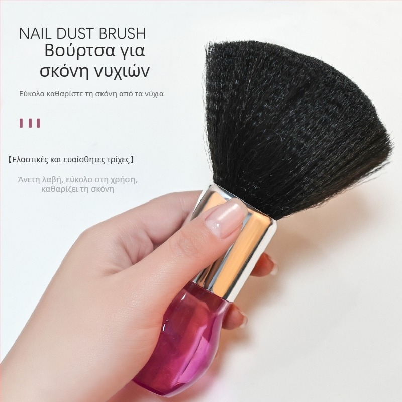 Βούρτσα σκόνης νυχιών με κρυστάλλινο κεφάλι — ειδική βούρτσα κομμωτικής, Hongnuo Beauty, Γκουανγκτονγκ
