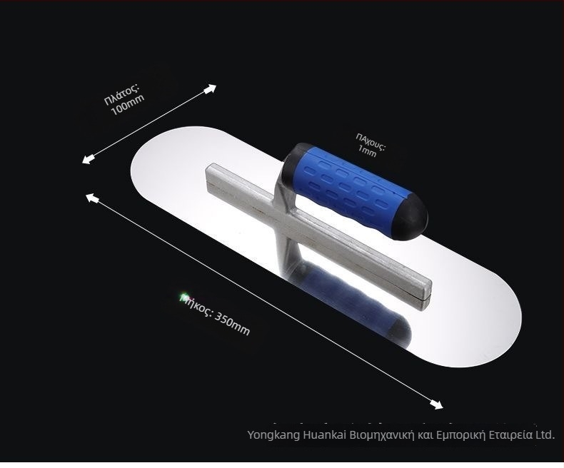 Putty scraper με διπλό στρογγυλό κεφάλι τελειώματος για σκυροδέμα, τσιμέντο και κονίαμα; αυτοεξισορρόπηση