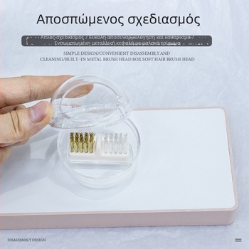 Βούρτσα καθαρισμού κεφαλής για τη γυάλισμα νυχιών, διπλής χρήσης: μαλακή και σκληρή βούρτσα με χαλκού σύρμα, πλαστικό περίβλημα; συνολικό περιεχόμενο 288; κατηγορία: εργαλεία λείανσης επιφανείας νυχιών