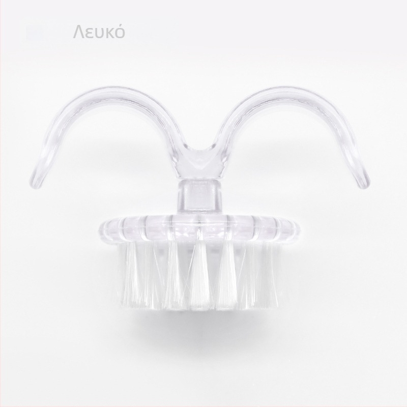 Βούρτσα μανικιούρ με άκρη από κέρατο, φορητή και πολυλειτουργική, διαφανής βούρτσα καθαρισμού σκόνης νυχιών, προέλευση Γκουανζού