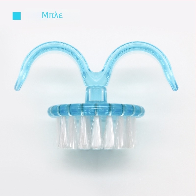 Βούρτσα μανικιούρ με άκρη από κέρατο, φορητή και πολυλειτουργική, διαφανής βούρτσα καθαρισμού σκόνης νυχιών, προέλευση Γκουανζού