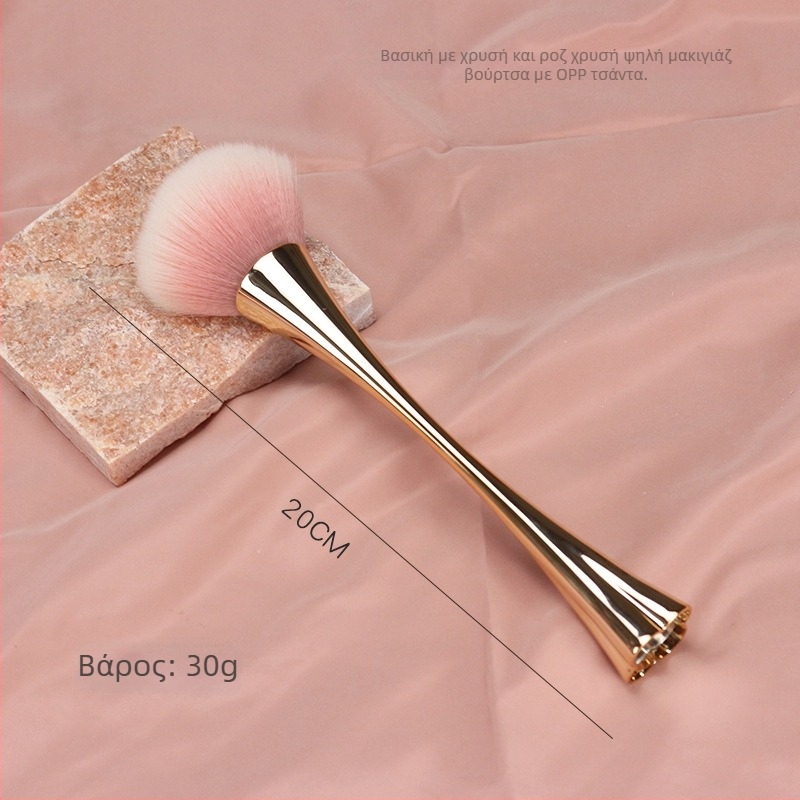 Πινέλο σκόνης νυχιών με σχέδιο τετράφυλλου τριφυλλιού, μαλακή στρογγυλή κεφαλή, OEM POTIYA, προέλευση Γκουανγκντόνγκ