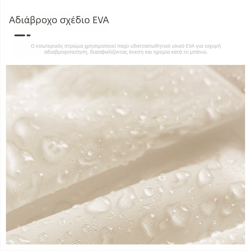 Σκουφάκι ντους από EVA, τρισδιάστατο, αδιάβροχο για τα μαλλιά, ανθεκτικό σε λίπος και καπνό, με παχύ διπλό στρώμα