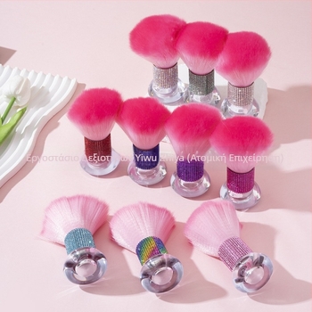 Βούρτσα μακιγιάζ για κονσίλερ, πούδρα και highlighter — ακρυλική λαβή, συσκευασία σε σακούλα, σετ 1 τεμάχιο.