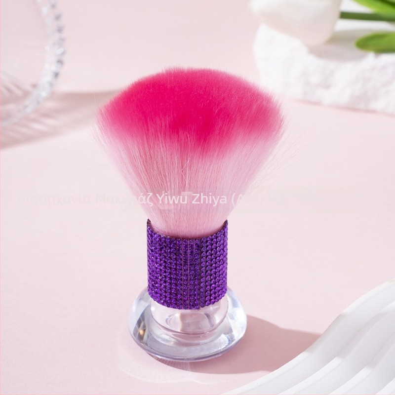 Βούρτσα μακιγιάζ για κονσίλερ, πούδρα και highlighter — ακρυλική λαβή, συσκευασία σε σακούλα, σετ 1 τεμάχιο.