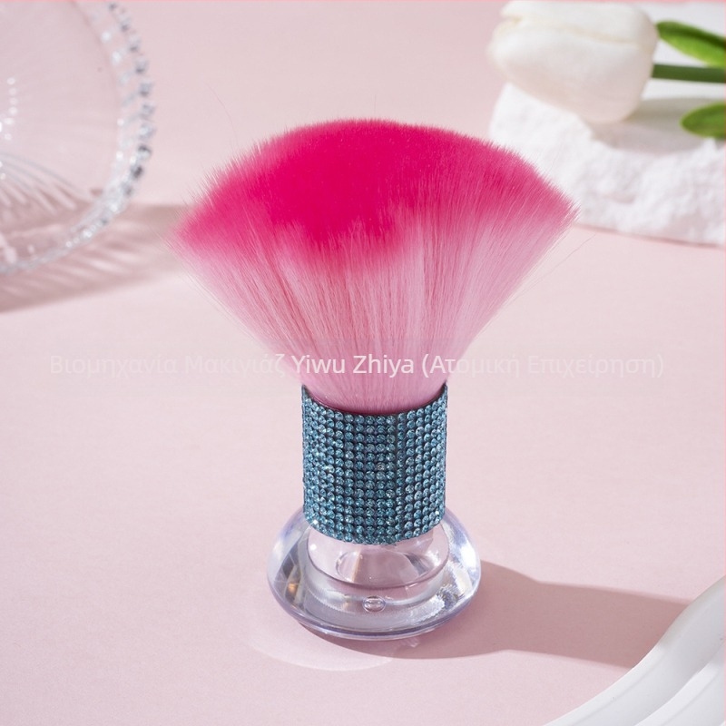 Βούρτσα μακιγιάζ για κονσίλερ, πούδρα και highlighter — ακρυλική λαβή, συσκευασία σε σακούλα, σετ 1 τεμάχιο.