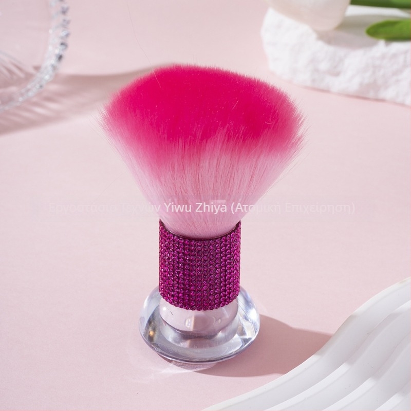 Βούρτσα μακιγιάζ για κονσίλερ, πούδρα και highlighter — ακρυλική λαβή, συσκευασία σε σακούλα, σετ 1 τεμάχιο.