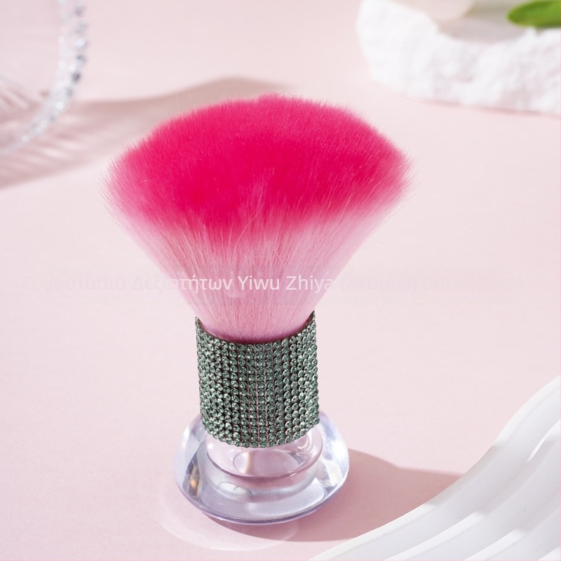 Βούρτσα μακιγιάζ για κονσίλερ, πούδρα και highlighter — ακρυλική λαβή, συσκευασία σε σακούλα, σετ 1 τεμάχιο.