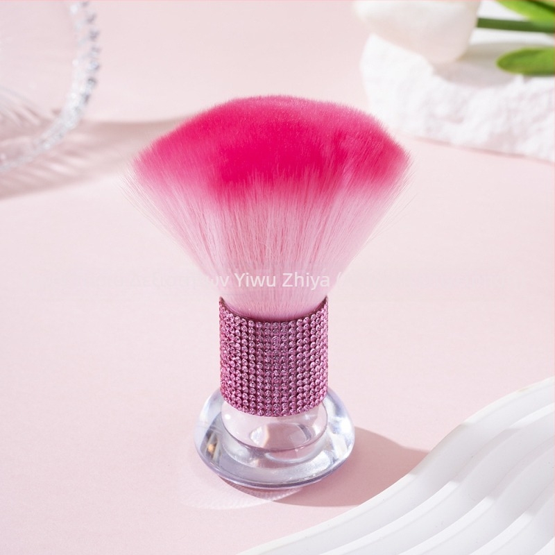 Βούρτσα μακιγιάζ για κονσίλερ, πούδρα και highlighter — ακρυλική λαβή, συσκευασία σε σακούλα, σετ 1 τεμάχιο.