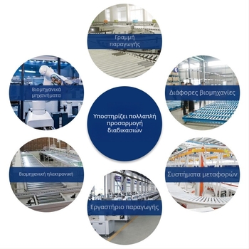 Jiahong ανενεργός κύλινδρος με σωλήνα χωρίς ραφή από ανοξείδωτο ατσάλι, για γραμμές συναρμολόγησης και μεταφορές