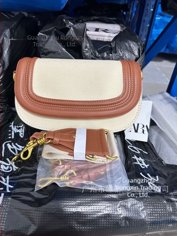 PU τσάντα τύπου σέλα με καπάκι, ώμου crossbody, επένδυση πολυεστέρα-βαμβάκι, θήκη για κινητό, Άνοιξη 2025