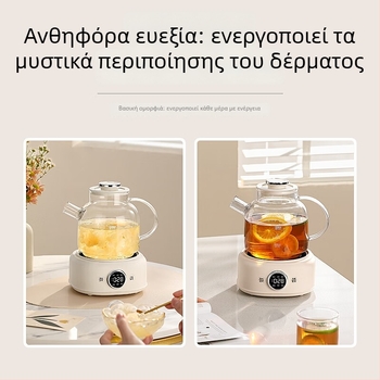 Τσαγιέρα από γυαλί υψηλής αντοχής, μοντέλο D11, χωρητικότητα έως 1 L, 220 V, 400–500 W, έλεγχος με μικροϋπολογιστή