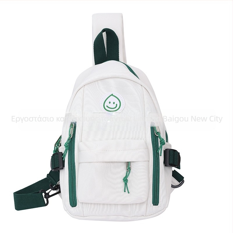 Νάιλον τσαντάκι crossbody με μοτίβο γραμμάτων, unisex, με έναν ιμάντα, καλοκαίρι 2023