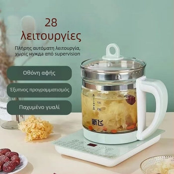 Έξυπνος γυάλινος ηλεκτρικός βραστήρας για τσάι, μοντέλο YH-H8, χωρητικότητα 1.5–2 L, 220 V, 500–1000 W, γυάλινο σώμα υψηλής διαφάνειας