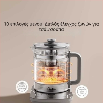 Health Pot MK-YS18P305, 1L ή μικρότερο, 220V, 120W, εσωτερικό δοχείο από γυαλί υψηλής αντοχής borosilicate
