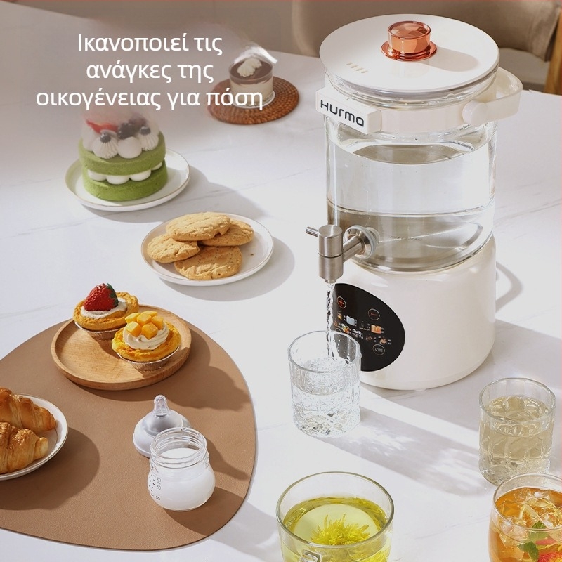 Βραστήρας υγείας με χωρητικότητα 4 L, σώμα από γυαλί υψηλής αντοχής, 1200 W, οθόνη αφής, ψηφιακός θερμοστάτης