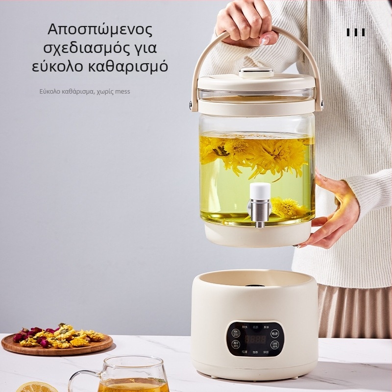 Πολυλειτουργικός Health Pot, θερμαντήρας νερού, μοντέλο KBE830, χωρητικότητα 3-4 L, 220V, 1000W, σώμα από γυαλί υψηλής αντοχής